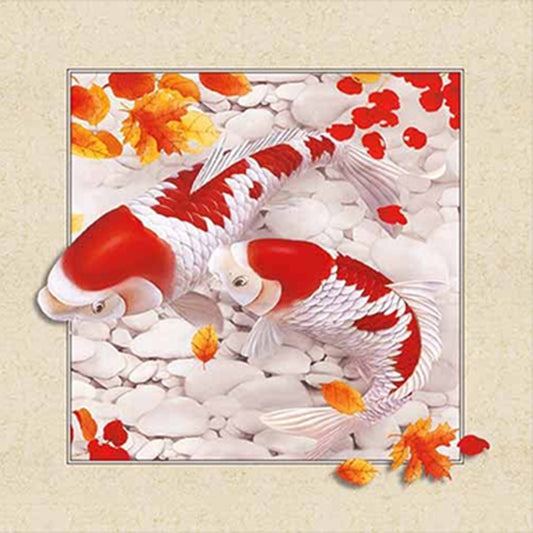 3D Goldfish - Full Round Drill Diamond Painting 30*30CM