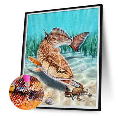 Deep Sea Fishing - Full Round Drill Diamond Painting 30*40CM