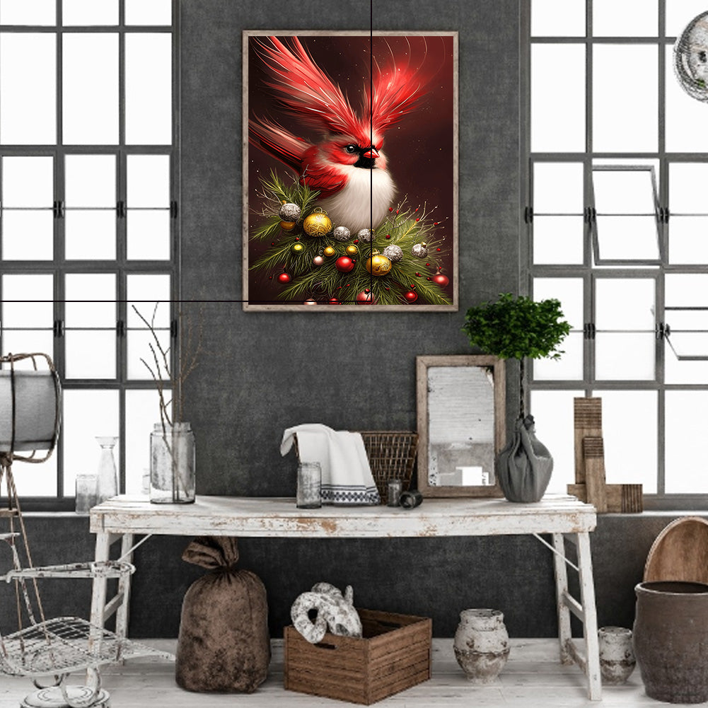 Cardinal - Full Round Drill Diamond Painting 30*40CM