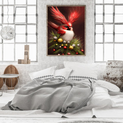 Cardinal - Full Round Drill Diamond Painting 30*40CM