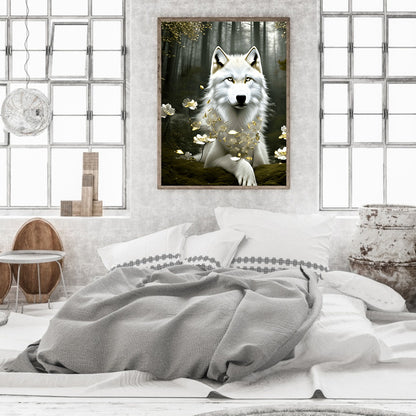 Wolf - Full Round Drill Diamond Painting 30*40CM