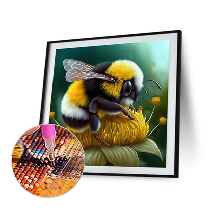 Bee - Full Round Drill Diamond Painting 35*35CM