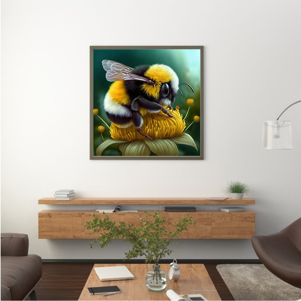 Bee - Full Round Drill Diamond Painting 35*35CM