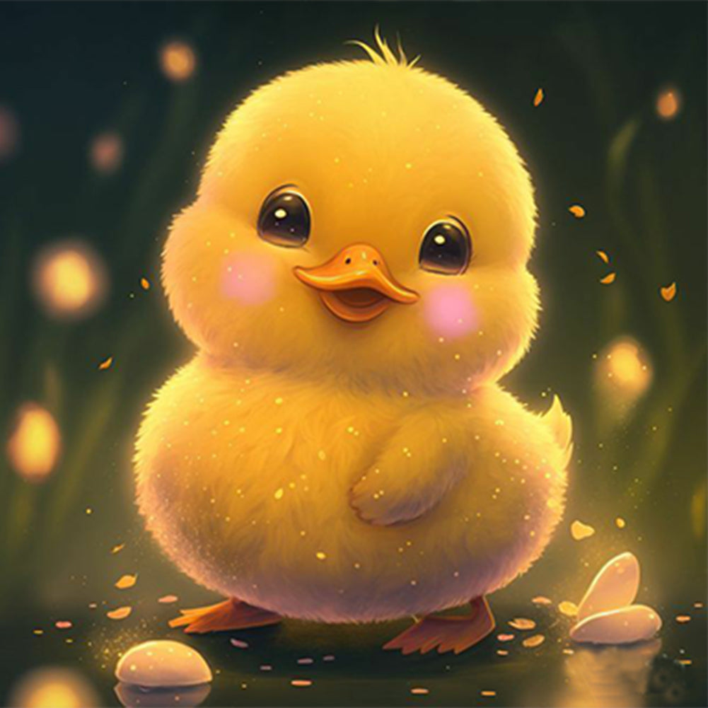 Duckling - Full Round Drill Diamond Painting 35*35CM