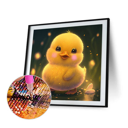 Duckling - Full Round Drill Diamond Painting 35*35CM