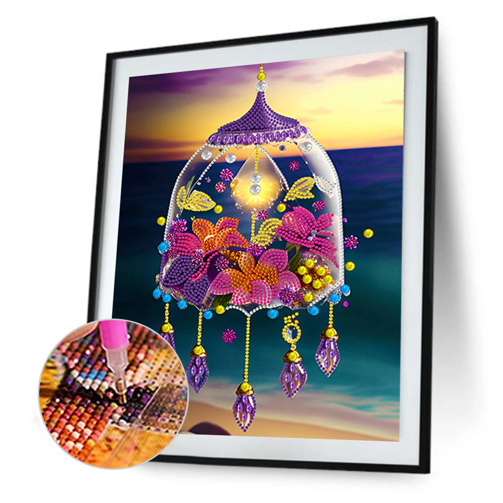 Fantasy Crystal Pendant - Special Shaped Drill Diamond Painting 30*40CM