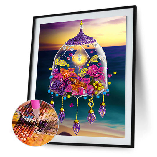 Fantasy Crystal Pendant - Special Shaped Drill Diamond Painting 30*40CM