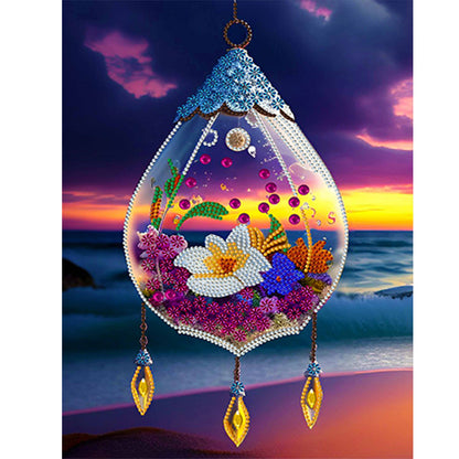 Fantasy Crystal Pendant - Special Shaped Drill Diamond Painting 30*40CM