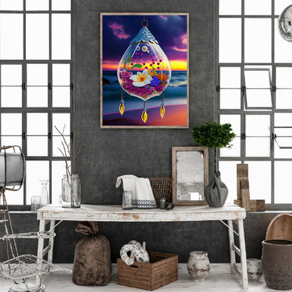 Fantasy Crystal Pendant - Special Shaped Drill Diamond Painting 30*40CM