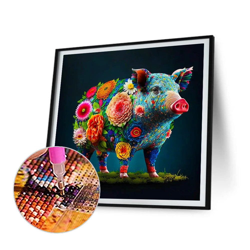 12 Zodiac Pigs - Full Round Drill Diamond Painting 30*30CM