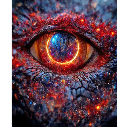 Psychedelic Eye - Full Round Drill Diamond Painting 30*35CM