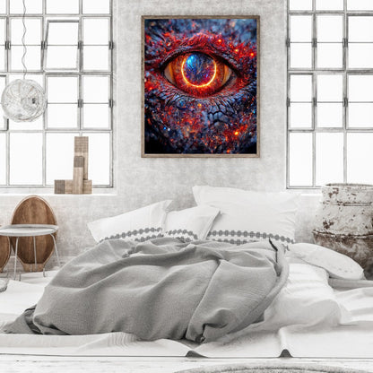Psychedelic Eye - Full Round Drill Diamond Painting 30*35CM