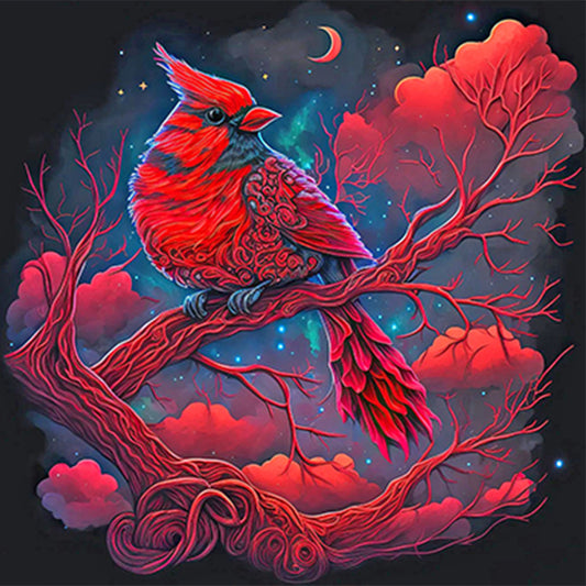 Cardinal - Full Round Drill Diamond Painting 30*30CM