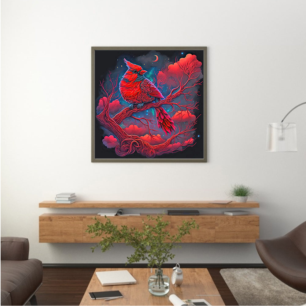 Cardinal - Full Round Drill Diamond Painting 30*30CM