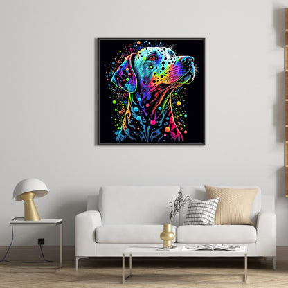 Colorful Dalmatian - Full Round Drill Diamond Painting 30*30CM