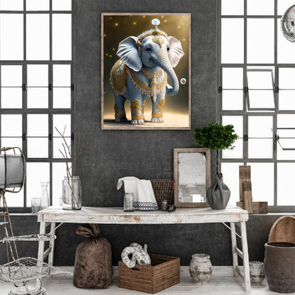 Elephant - Full Round Drill Diamond Painting 30*40CM