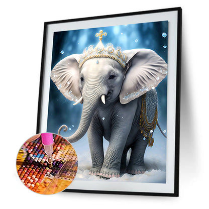 Elephant - Full Round Drill Diamond Painting 30*40CM