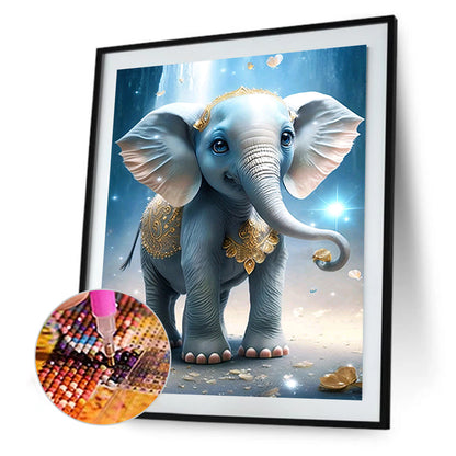 Elephant - Full Round Drill Diamond Painting 30*40CM