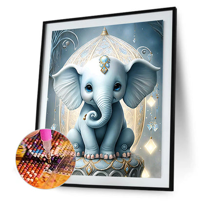 Elephant - Full Round Drill Diamond Painting 30*40CM