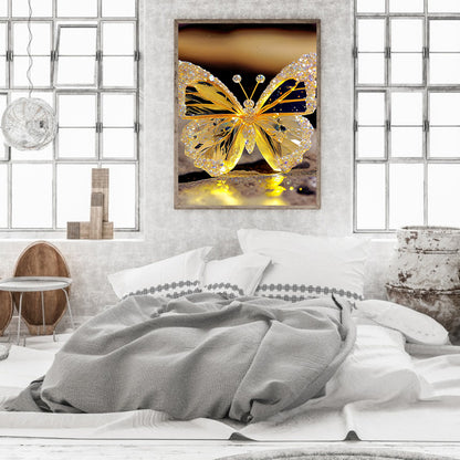 Jewel Butterfly - Full Round Drill Diamond Painting 30*40CM