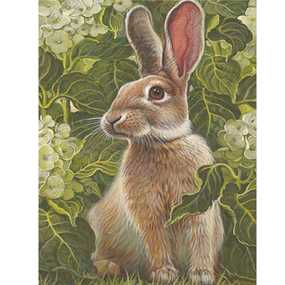 Rabbit - Full Round Drill Diamond Painting 30*40CM