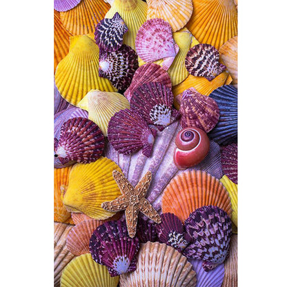 Beach Sea Shells - Full Round Drill Diamond Painting 30*45CM