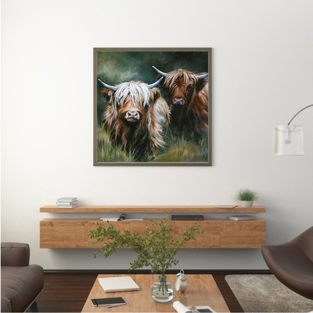 Yak - Full Round Drill Diamond Painting 30*30CM