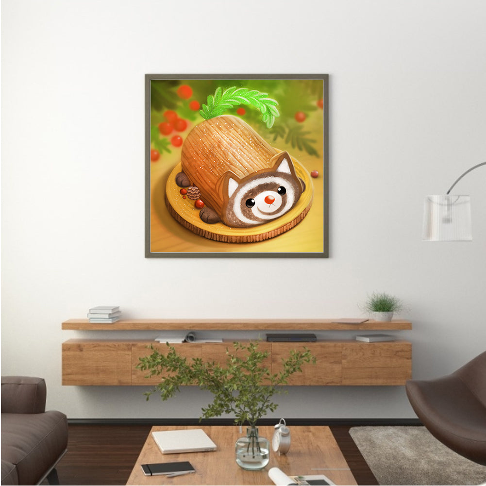 Cute Dessert Animal - Full Round Drill Diamond Painting 30*30CM
