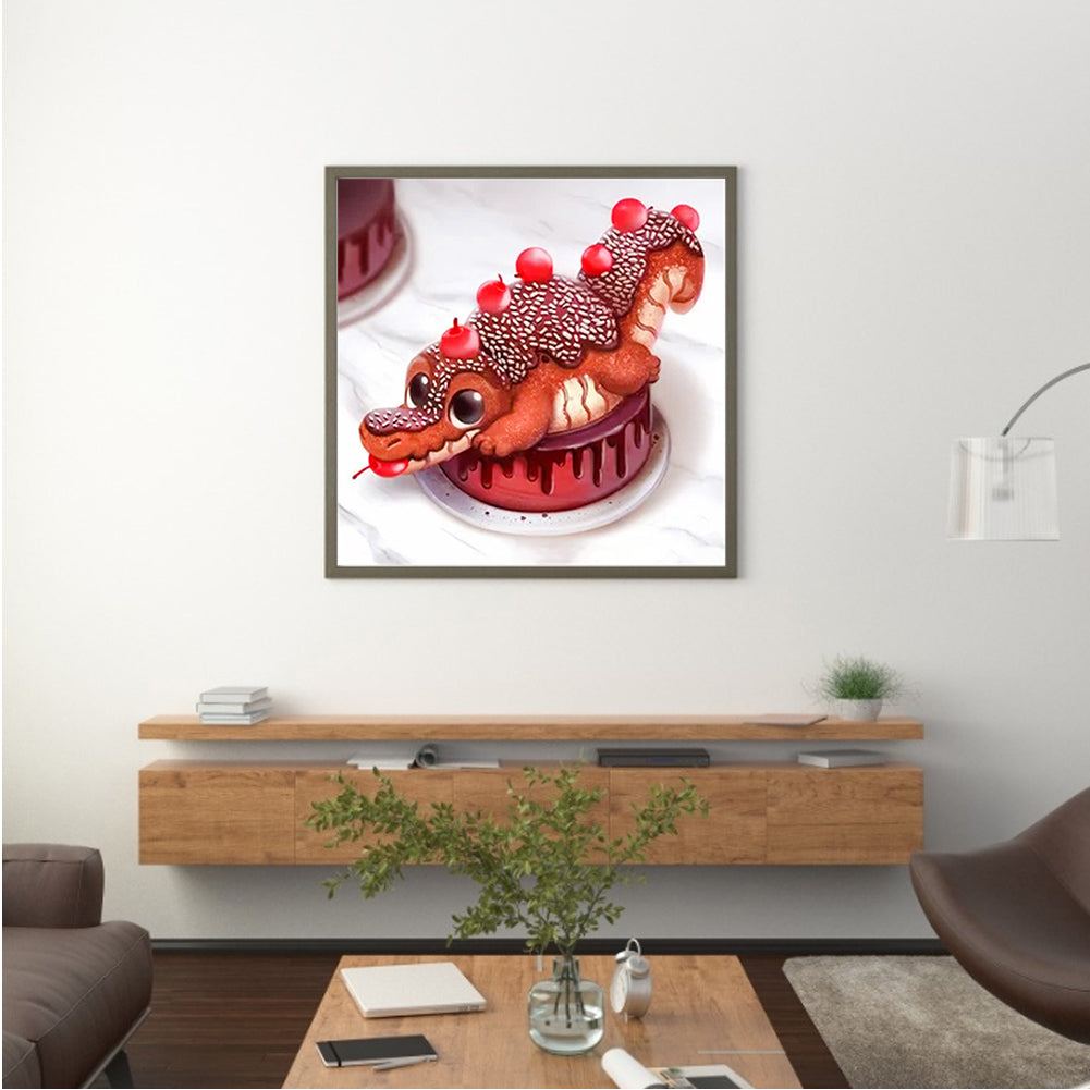Cute Dessert Animal - Full Round Drill Diamond Painting 30*30CM