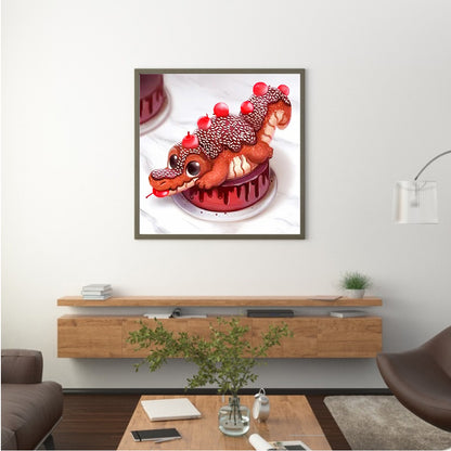 Cute Dessert Animal - Full Round Drill Diamond Painting 30*30CM