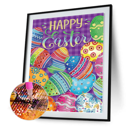 Easter Egg - Special Shaped Drill Diamond Painting 30*40CM