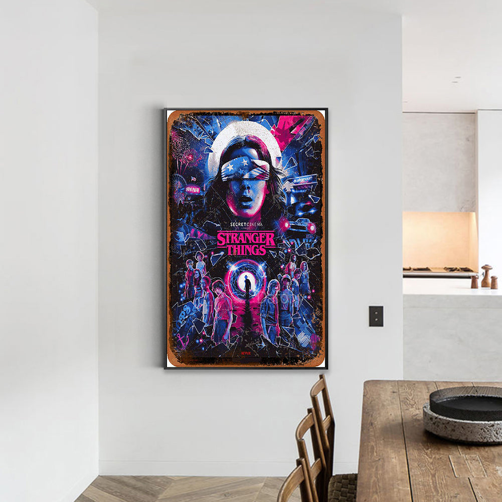 Stranger Things - Full Round Drill Diamond Painting 30*50CM