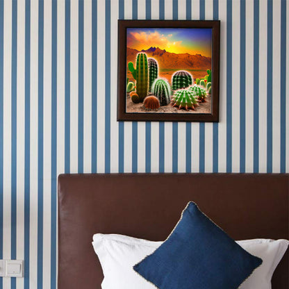 Desert Cactus - Full Round Drill Diamond Painting 30*30CM