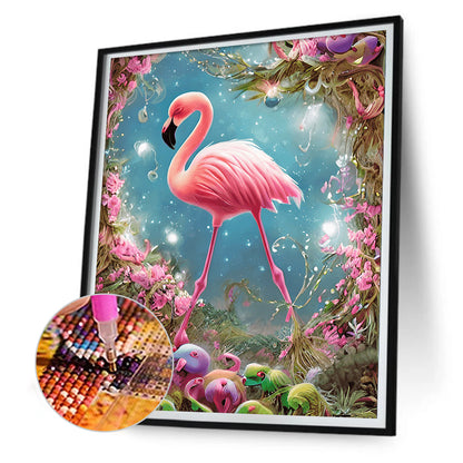 Flamingo - Full Round Drill Diamond Painting 30*40CM