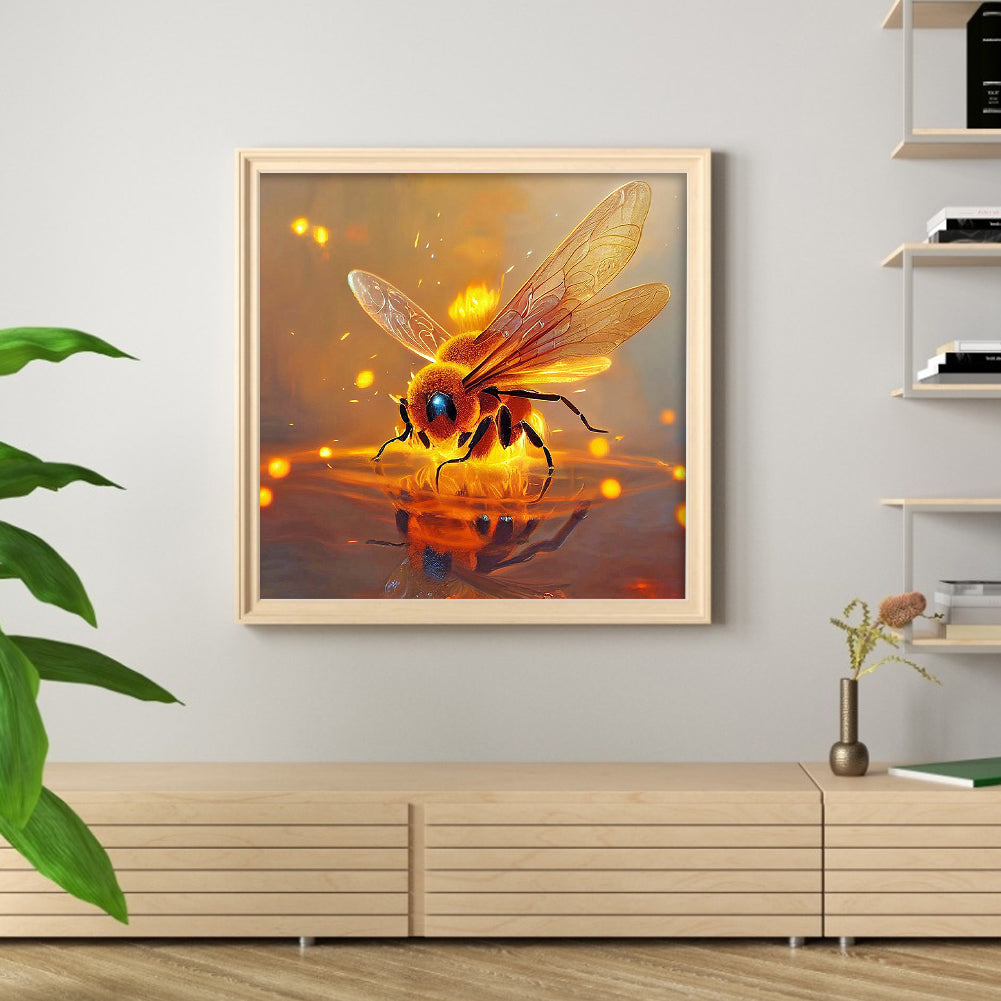 Bee - Full Round Drill Diamond Painting 30*30CM