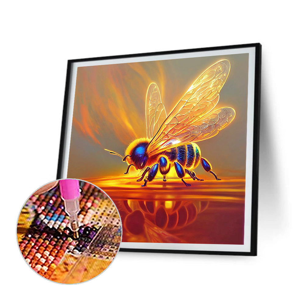 Bee - Full Round Drill Diamond Painting 30*30CM