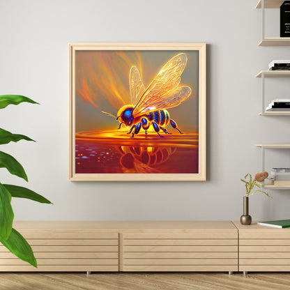 Bee - Full Round Drill Diamond Painting 30*30CM