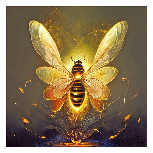 Bee - Full Round Drill Diamond Painting 30*30CM