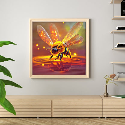 Bee - Full Round Drill Diamond Painting 30*30CM