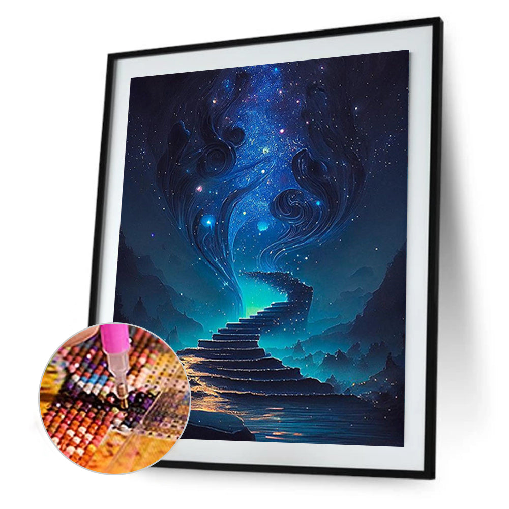 Road To Sky - Full Square Drill Diamond Painting 40*50CM