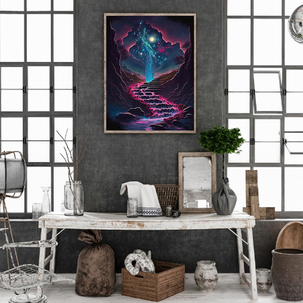 Road To Sky - Full Square Drill Diamond Painting 40*50CM