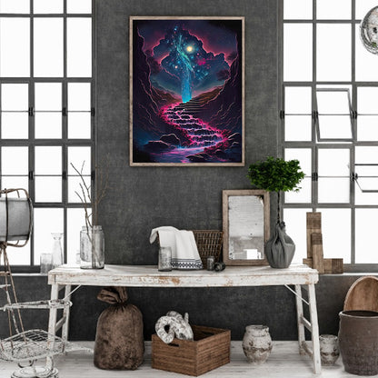 Road To Sky - Full Square Drill Diamond Painting 40*50CM