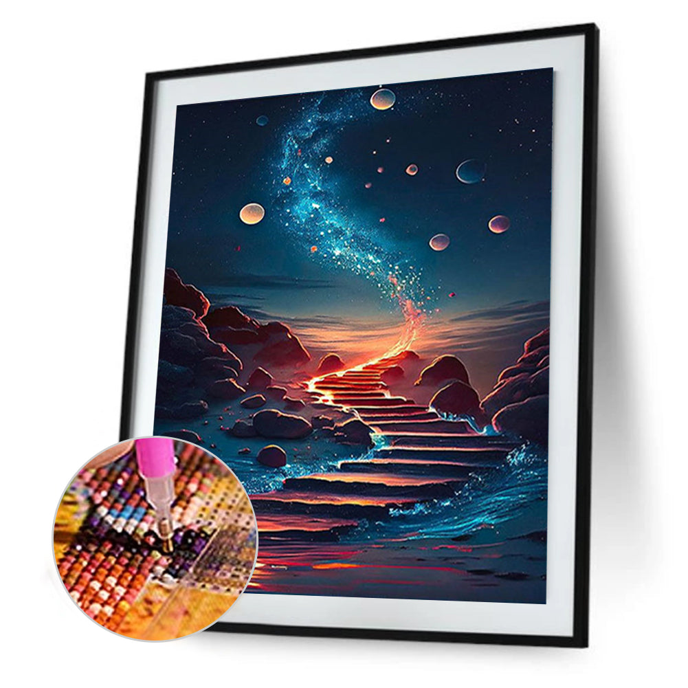 Road To Sky - Full Square Drill Diamond Painting 40*50CM