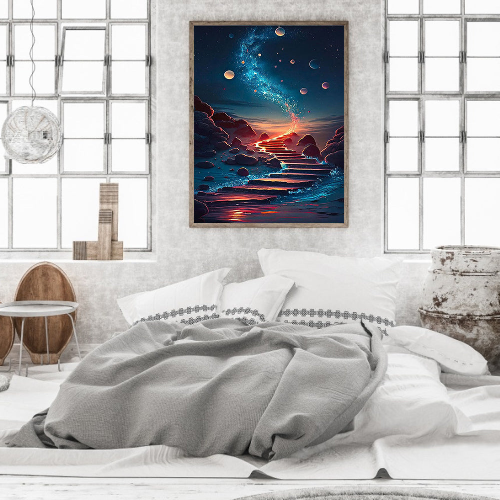 Road To Sky - Full Square Drill Diamond Painting 40*50CM