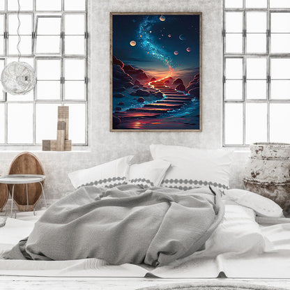 Road To Sky - Full Square Drill Diamond Painting 40*50CM