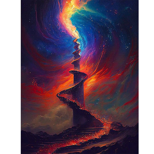 Road To Sky - Full Square Drill Diamond Painting 40*50CM