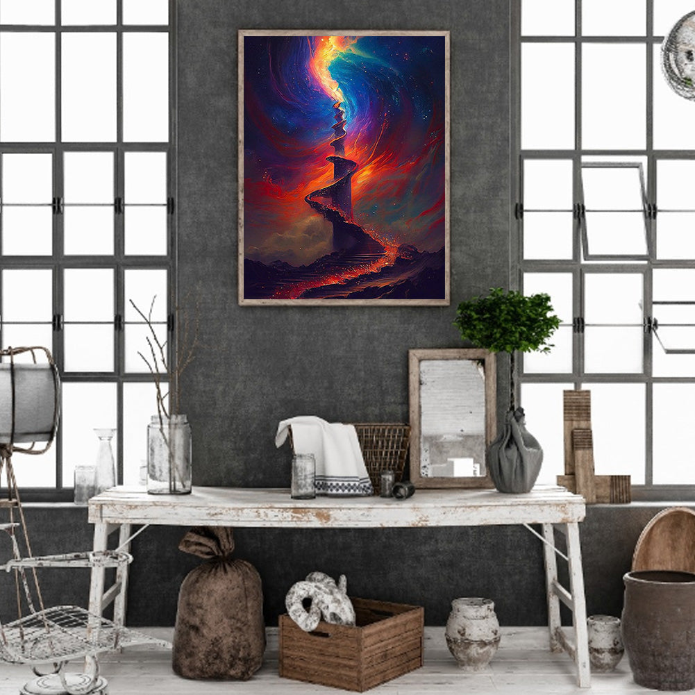 Road To Sky - Full Square Drill Diamond Painting 40*50CM