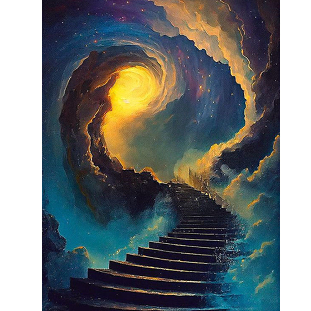 Road To Sky - Full Square Drill Diamond Painting 40*50CM