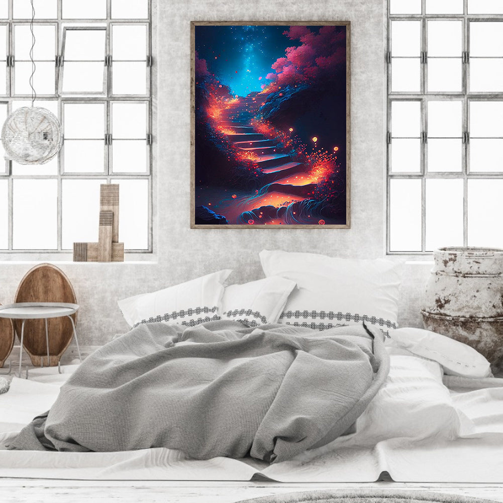 Road To Sky - Full Square Drill Diamond Painting 40*50CM