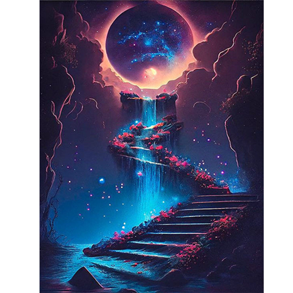 Road To Sky - Full Square Drill Diamond Painting 40*50CM